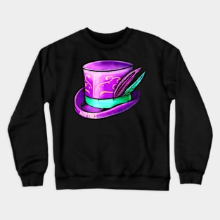 Purple Hat Cylinder For Mardi Gras Crewneck Sweatshirt